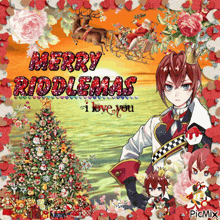 Riddle Rosehearts Merry Christmas GIF - Riddle Rosehearts Riddle Rosehearts GIFs