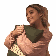 i love this pillow gabriella demartino fancy vlogs by gab tied with a bow loving my pillow