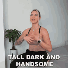 Tall Dark And Handsome Tracy Kiss GIF - Tall Dark And Handsome Tracy Kiss Good Looking GIFs