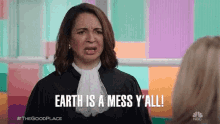 Earth Mess The Good Place Disappointed GIF - Earth Mess The Good Place The Good Place Disappointed GIFs