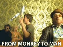 From Monkey To Man Singing GIF - From Monkey To Man Singing Juggling GIFs