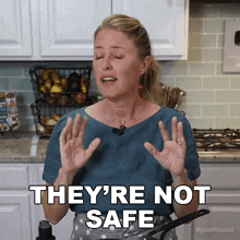 Theyre Not Safe Jill Dalton GIF - Theyre Not Safe Jill Dalton The Whole Food Plant Based Cooking Show GIFs