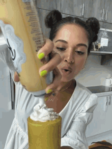 Whipping Cream Chef Priyanka GIF