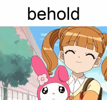 Onegai My Melody Behold GIF - Onegai My Melody My Melody Behold GIFs