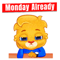 Monday Monday Already Sticker