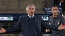 carlo ancelotti allenatore what are you doing disappointed mad