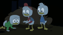 Louie Duck Huey Duck GIF - Louie Duck Huey Duck Dewey Duck GIFs