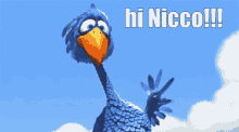 Hi Hi Nicco GIF - Hi Hi Nicco Birds Pixar GIFs