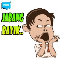 Miggi Jabang Bayik Sticker