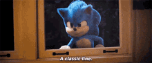 Sonic The Hedgehog A Classic Line GIF - Sonic The Hedgehog A Classic Line Classic Line GIFs