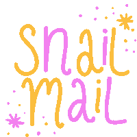 Snail Mail Sticker - Snail Mail Message Stickers