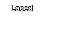 a black and white sign that says laced with math on it