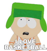 I Love Basketball Kyle Broflovski Sticker