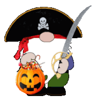 Halloween Gnome Sticker - Halloween Gnome Stickers