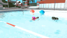 Swimming Away Roblox GIF