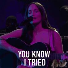 You Know I Tried Kacey Musgraves GIF - You Know I Tried Kacey Musgraves Saturday Night Live GIFs