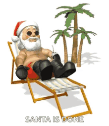 Merrry Christmas Chillax GIF - Merrry Christmas Chillax Santa Claus GIFs