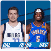 Dallas Mavericks (76) Vs. Oklahoma City Thunder (85) Third-fourth Period Break GIF - Nba Basketball Nba 2021 GIFs