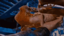 Foodfight Cheasel T Weasel GIF - Foodfight Cheasel T Weasel Struggle GIFs