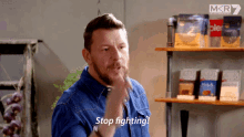 Stop Fighting Lets Go Manu Fieldel GIF - Stop Fighting Lets Go Manu Fieldel My Kitchen Rules GIFs