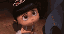 The Eyes 😳 GIF - Despicable Me Agnes Blink GIFs