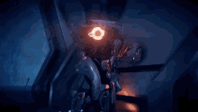 Halo5 Promethean Knight GIF - Halo5 Promethean Knight Head Bump GIFs