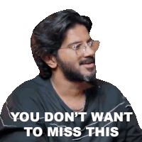 You Don'T Want To Miss This Dulquer Salmaan Sticker - You Don'T Want To Miss This Dulquer Salmaan Pinkvilla Stickers