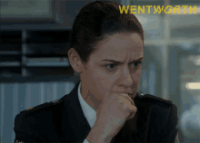frowning vera bennett wentworth thinking indecisive
