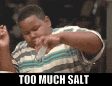 Too Much Salt Salty GIF - Too Much Salt Salty Pass The Salt GIFs