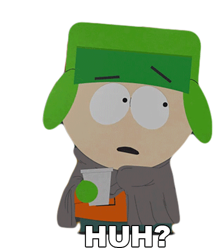 Huh Kyle Broflovski Sticker - Huh Kyle Broflovski South Park Stickers