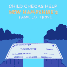 Child Checks Help New Hampshire Families Thrive Taxes GIF - Child Checks Help New Hampshire Families Thrive Taxes Tax Season GIFs