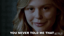 You Never Told Me That Melanie GIF - You Never Told Me That Melanie Emily Alyn Lind GIFs