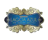 the logo for lagoa azul bar karaoke braganca