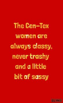 Cen Tex Women Classy GIF - Cen Tex Women Classy Never Trashy GIFs