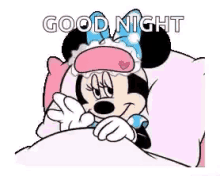 Minnie Mouse Sleep GIF - Minnie Mouse Sleep Goodnight GIFs