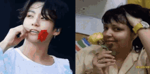 Jungkook Tullu Jungkook Holding Rose GIF - Jungkook Tullu Jungkook Holding Rose Jungkook Rose GIFs