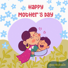 Happy Mother'S Day Doodlernie GIF - Happy Mother'S Day Doodlernie Maa Ka Pyar GIFs