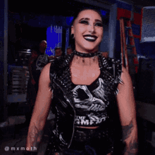 The Judgment Day Rhea Ripley GIF - The Judgment Day Rhea Ripley Smile GIFs