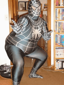 Black Spiderman GIF
