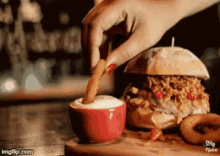 National Onion Rings Day Lunch GIF