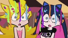 Panty And Stocking With Garterbelt Confetti GIF - Panty And Stocking With Garterbelt Confetti What GIFs