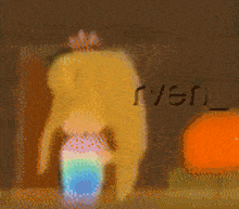 a blurry picture of a girl with the name rven_ on the bottom right