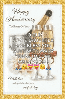 Happy Anniversary To Both Of You GIF