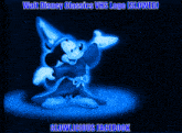 a picture of mickey mouse with the words " walt disney classics vhs logo slowed "