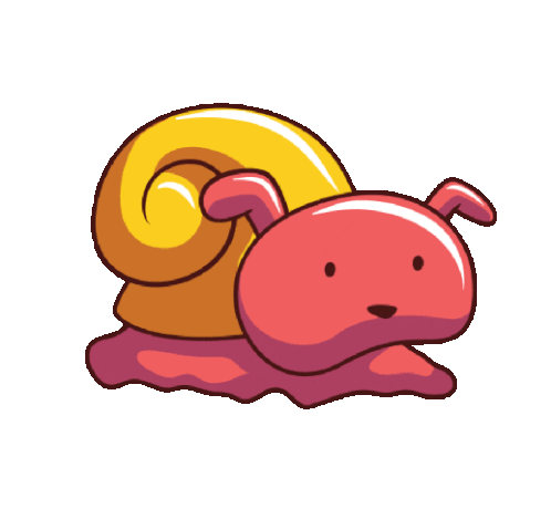 Siguk Is A Slow Snail Sticker - Sinyet And Siguk Selon Slow Stickers