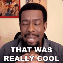 That Was Really Cool Chuck Nice GIF - That Was Really Cool Chuck Nice Startalk GIFs
