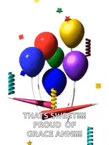 Balloons Celebrating GIF