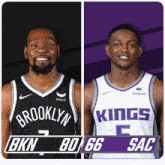 Brooklyn Nets (80) Vs. Sacramento Kings (66) Third-fourth Period Break GIF - Nba Basketball Nba 2021 GIFs