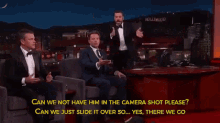 Someone Snuck Him In... GIF - Matt Damon Ben Affleck Camera GIFs
