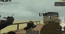 a screenshot of a video game with the number 1/10